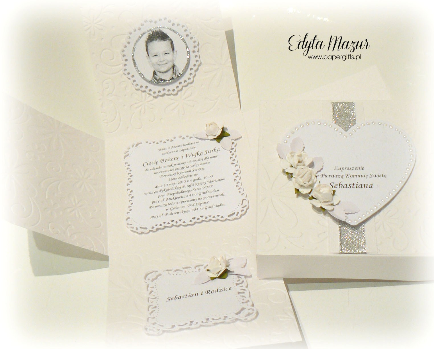 Zaproszenie Na I Komunię świętą Papergiftspl
